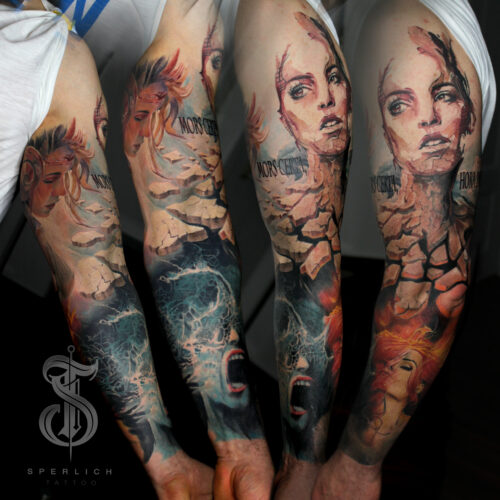 Color Tattoo Sleeve 1